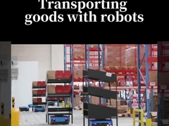 এএমআর স্বয়ংক্রিয় মোবাইল রোবট যার 16 এএইচ ক্যাপাসিটি এবং সর্বোচ্চ হাঁটার গতি 1.2 মি / সেকেন্ড